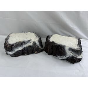 LEMAX Coventry Cove Small Village Display Platform Backdrop Scenery Lot Of 2